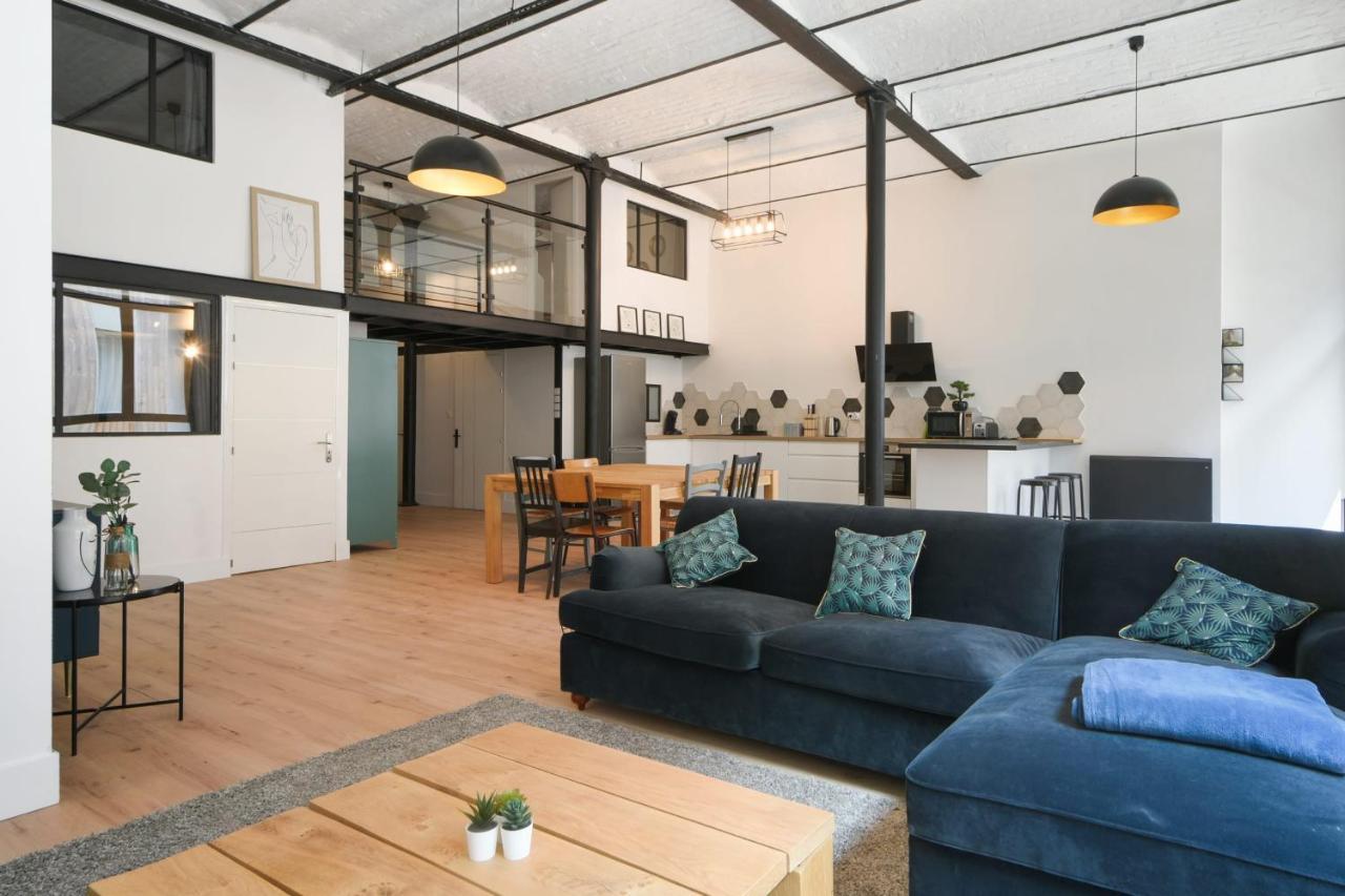 Loft De L'Usine - Welkeys Lägenhet Tourcoing Exteriör bild