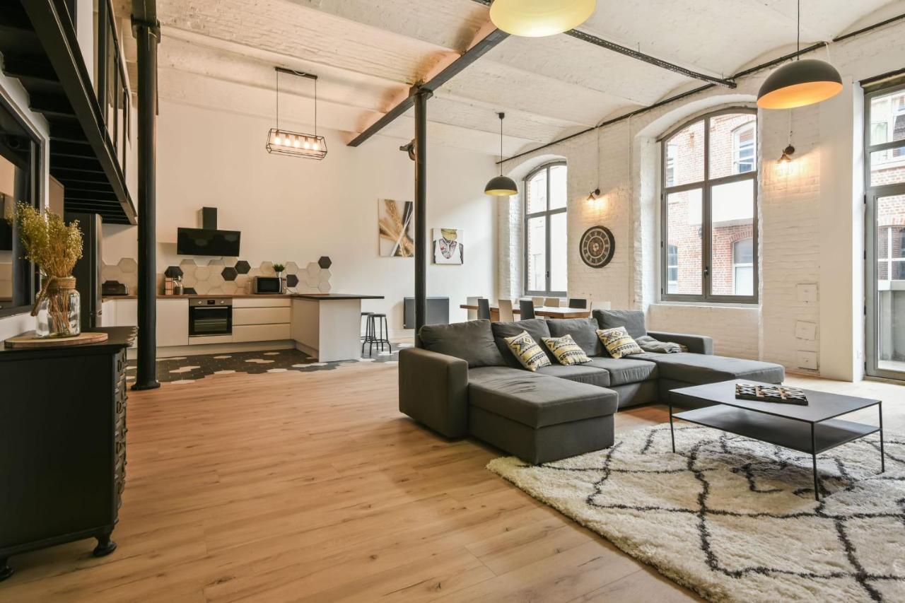 Loft De L'Usine - Welkeys Lägenhet Tourcoing Exteriör bild